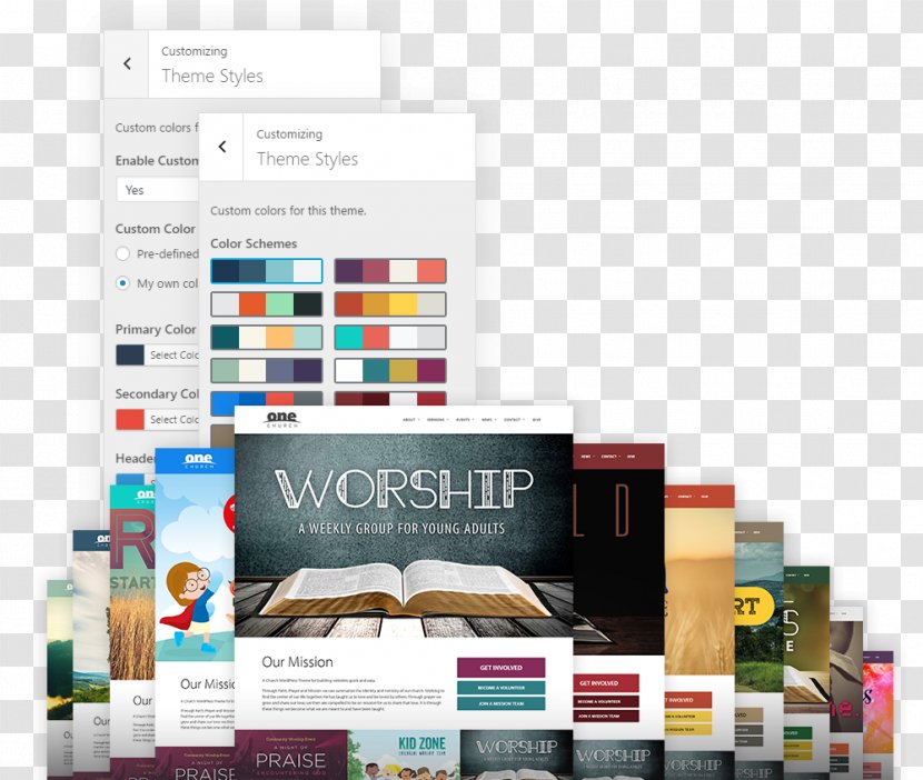 WordPress Theme Blog Computer Awesome Church - School Transparent PNG
