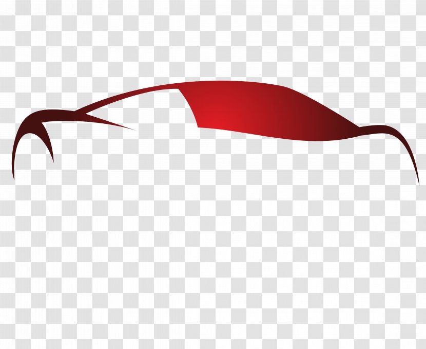 Sports Car - Red - Vector Streamline Picture Transparent PNG