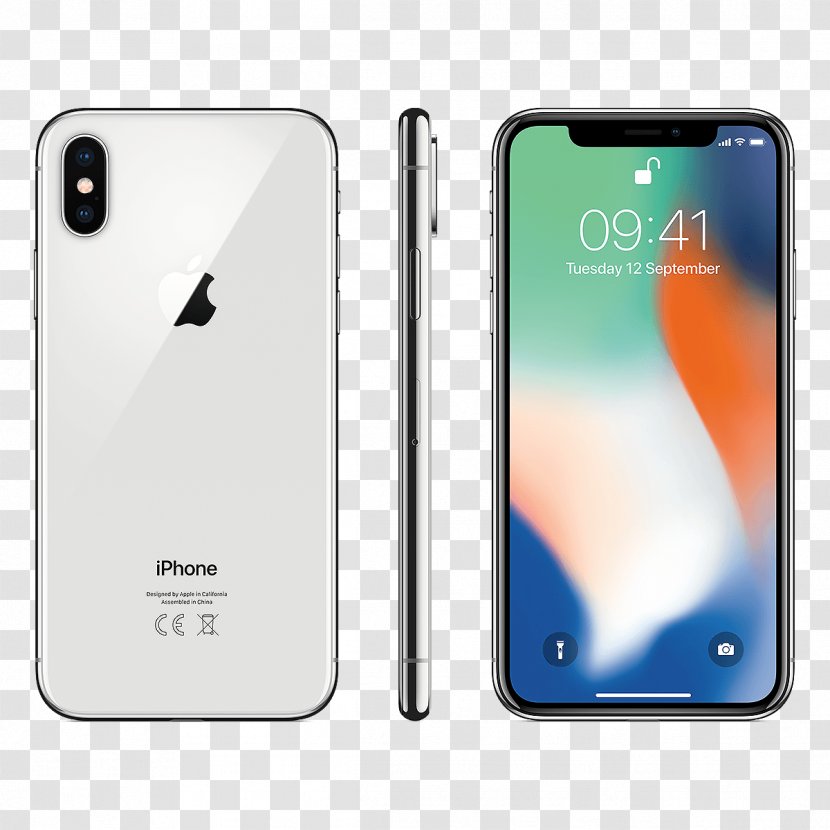 IPhone 8 Apple X 64GB Silver Smartphone True Tone - Communication Device - Time Capsule Transparent PNG