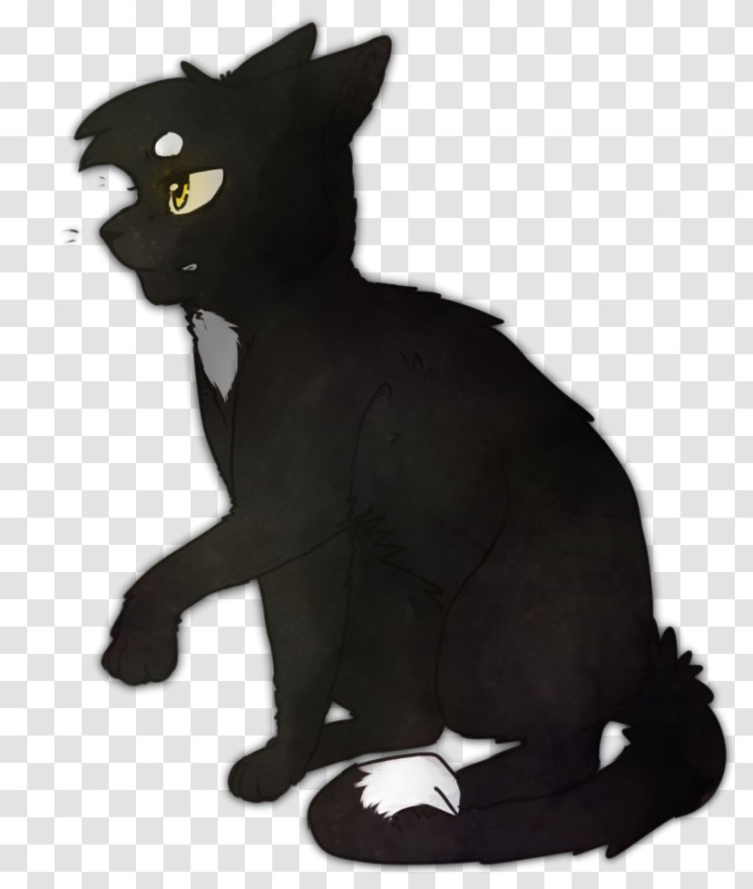 Whiskers Warriors Black Cat Ravenpaw - Breezepelt Transparent PNG
