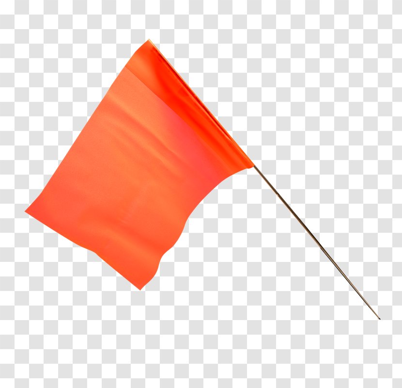 Color Material Red Polyvinyl Chloride - Orange Flag Transparent PNG