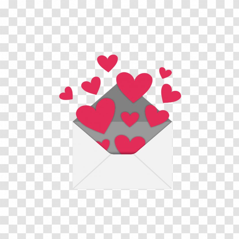 Envelope Heart - Romance - Flying Envelopes Love Transparent PNG