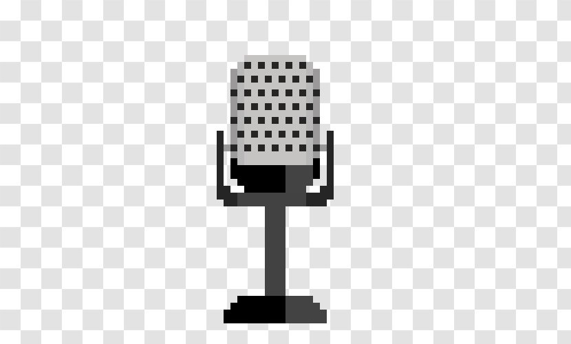 Microphone YouTube Pixel Art - Heart - Mic Transparent PNG