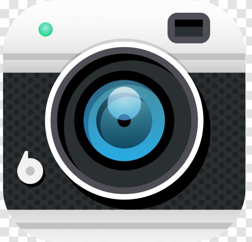 Camera Application Software Digital SLR Photography Smartphone - Lens - Cartoon Black Transparent PNG