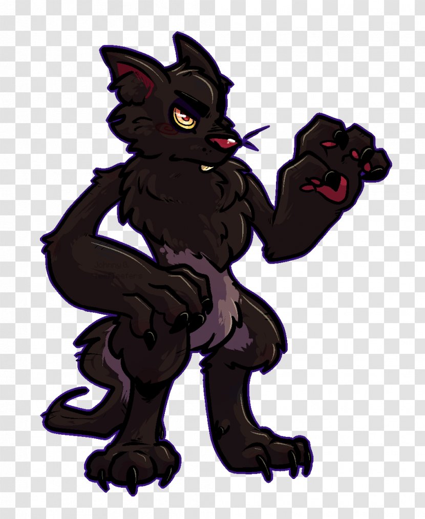 Cat Werewolf Dog Canidae - Black Transparent PNG