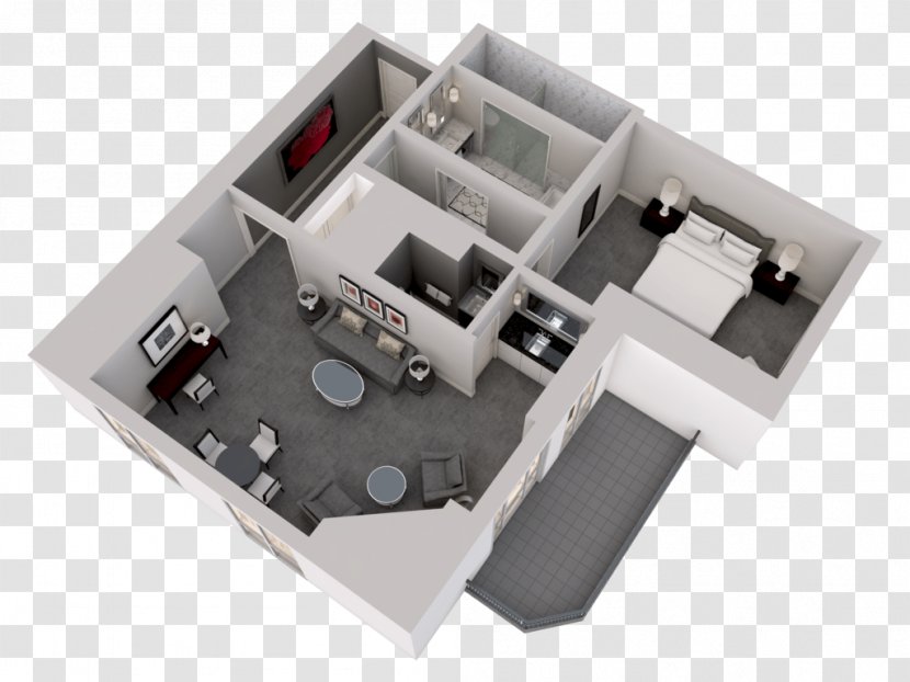 Floor Plan - Corner Room Transparent PNG