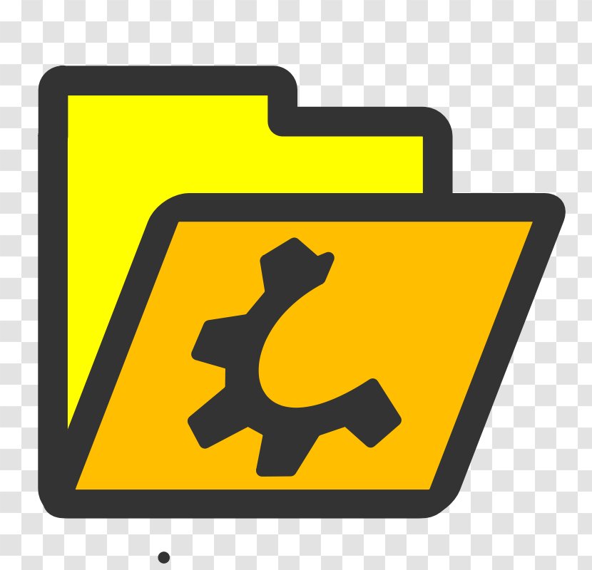 Directory Clip Art - Yellow - Computer Transparent PNG