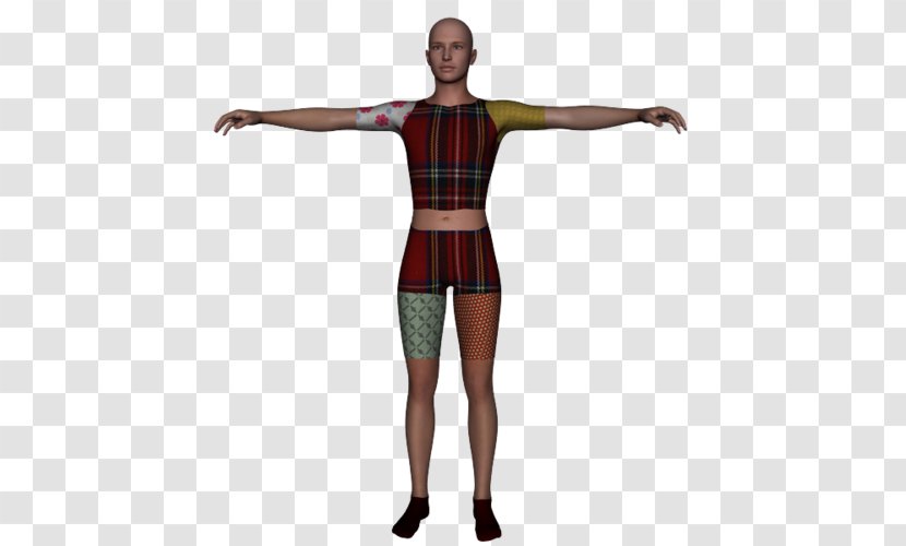 Performing Arts Tartan Shoulder Bodysuits & Unitards - Everyday French Fashion Transparent PNG