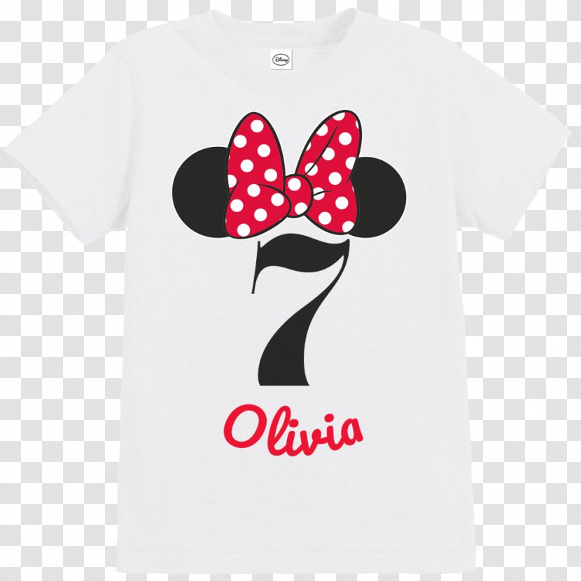 T-shirt Minnie Mouse Mickey Polka Dot - Cartoon Transparent PNG