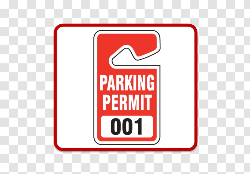 Parking Violation Car Park Sticker Towing - 93103 Transparent PNG