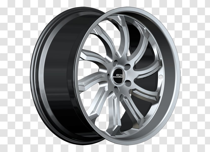 Alloy Wheel Car Rim Tire - Watercolor Transparent PNG