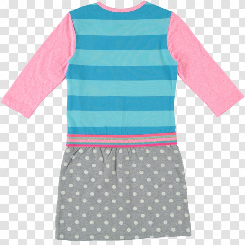 Polka Dot Children's Clothing Pink Dress - Blue Transparent PNG
