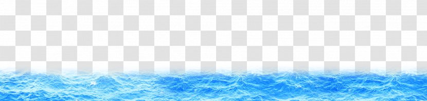 Blue Sky Wave Pattern - Sea Transparent PNG
