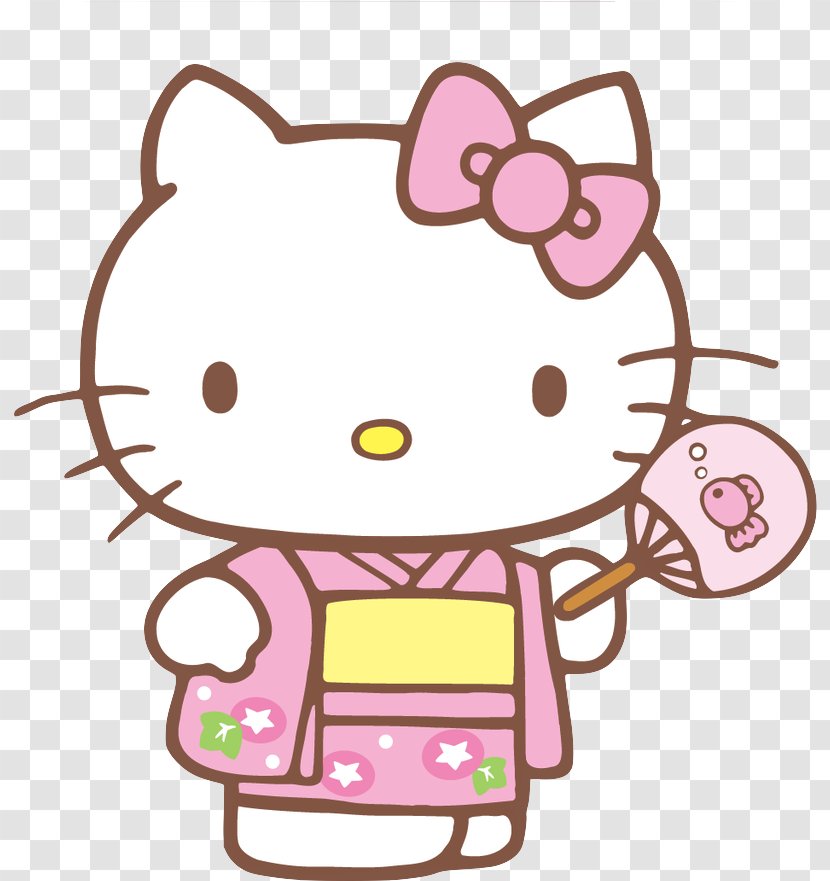 Hello Kitty My Melody Sanrio Image - Line Art - Font Clipart Transparent PNG
