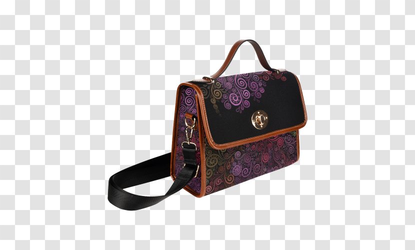 Handbag Strap Leather Briefcase - Messenger Bags - Hand Painted Umbrella Transparent PNG