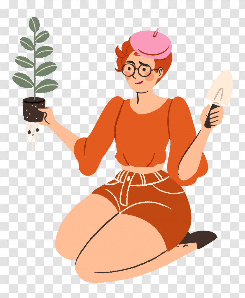 Planting Woman Garden Transparent PNG
