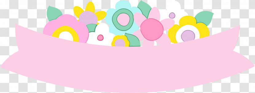 Pink Yellow Birthday Balloon Transparent PNG