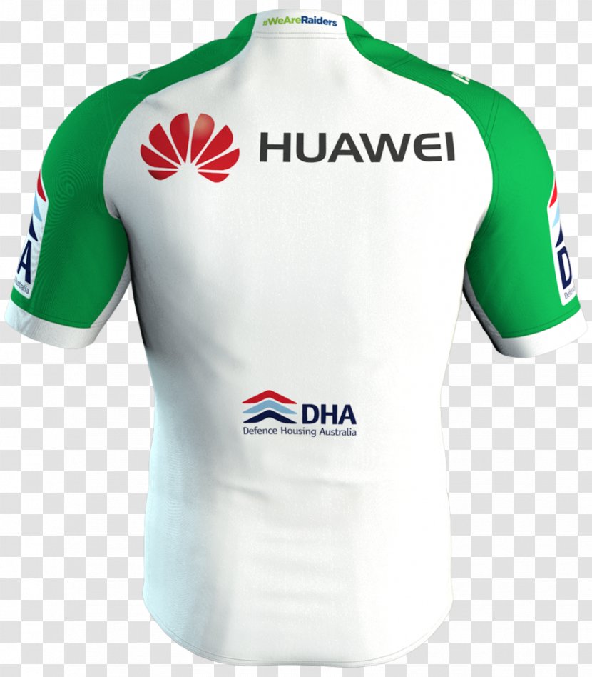 Canberra Raiders T-shirt Sports Fan Jersey Sleeve - Active Shirt Transparent PNG