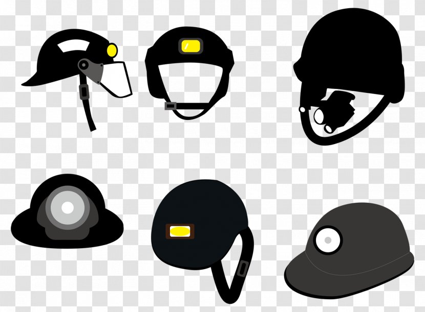 Hard Hat Helmet Icon - Logo - Vector Transparent PNG