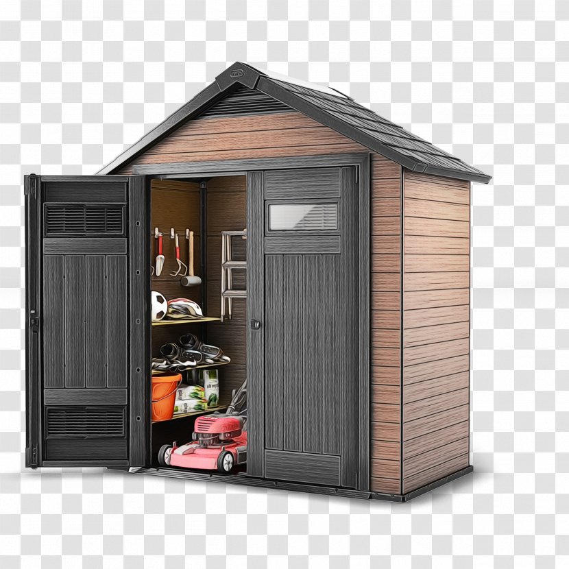 Shed Building Garden Buildings Outdoor Structure Roof - House - Log Cabin Transparent PNG