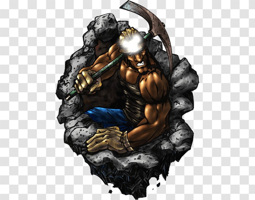 Figurine Legendary Creature - Coal Miner Transparent PNG