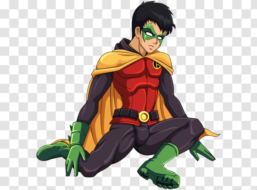 Damian Wayne Robin Beast Boy Raven Batman - Teen Titans Transparent PNG