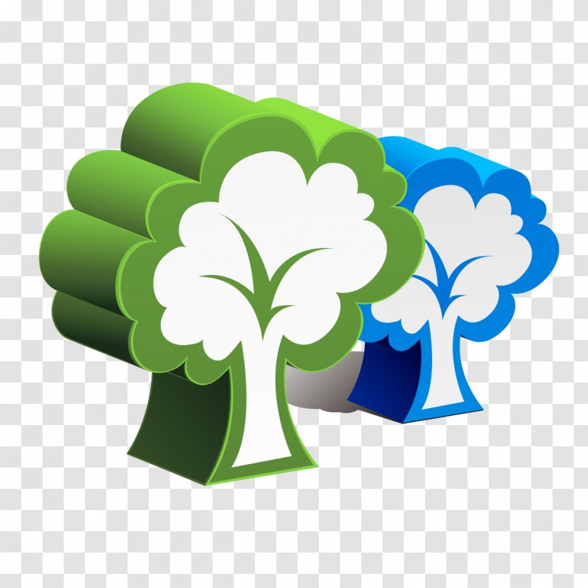 Petal Green - Plant - Creative Tree Models Transparent PNG