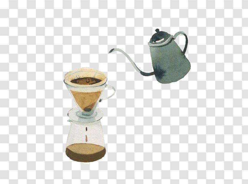 Coffee Espresso Tea Latte Cafe - Cup Transparent PNG