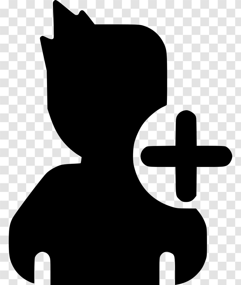 Black Silhouette White Line Clip Art - And Transparent PNG