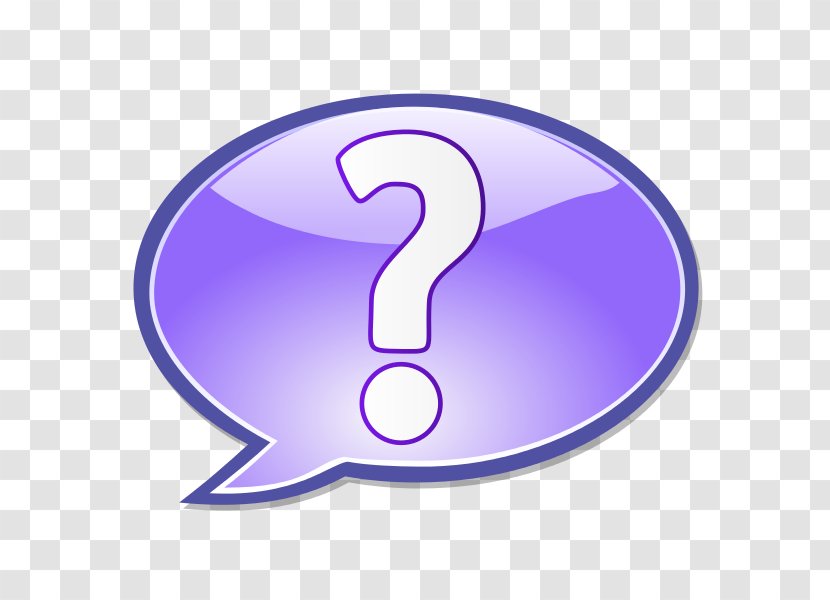 Question Mark Speech Balloon Thought Exclamation - Apps Transparent PNG
