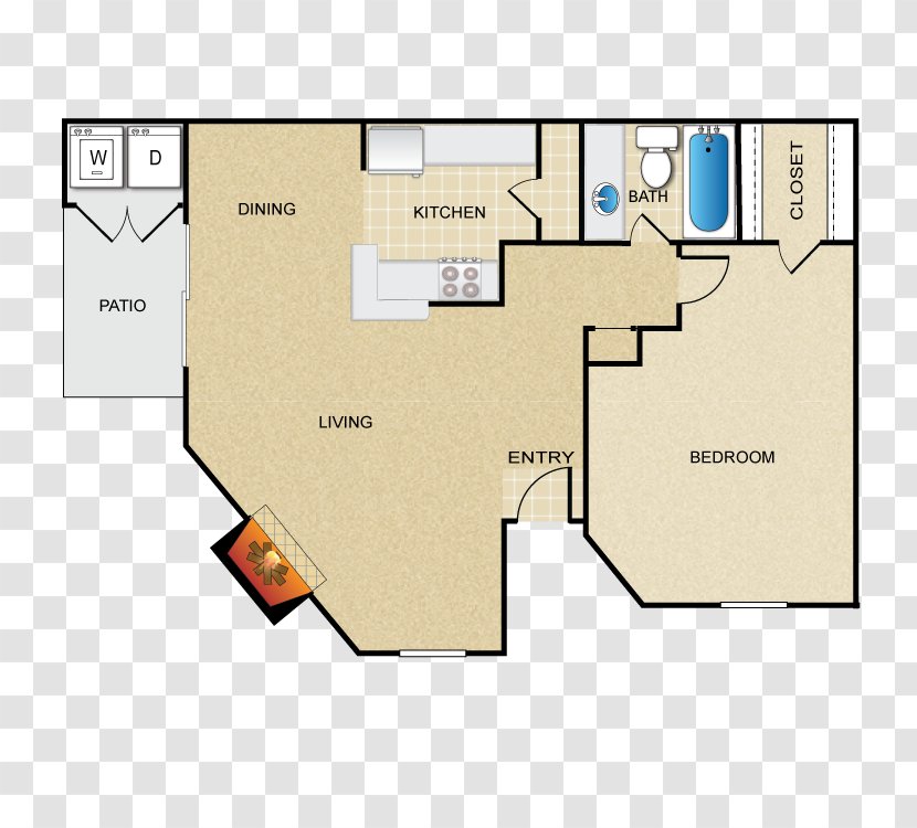 The Place At Castle Hills Apartments Renting House - Apartment Transparent PNG