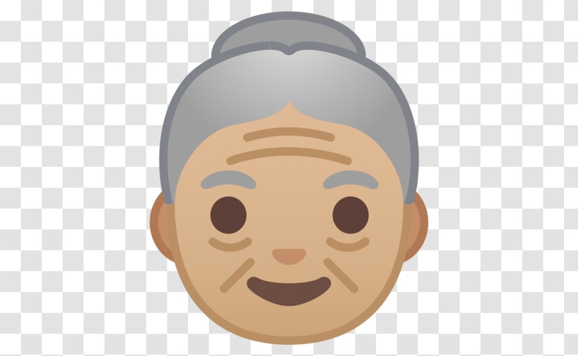 Emoji Human Skin Color Noto Fonts Light - Forehead Transparent PNG