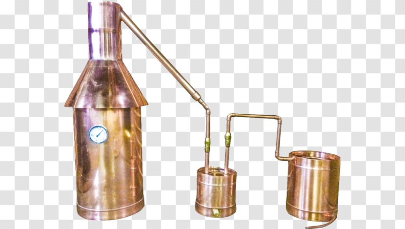 Liquor Distillation Moonshine Distilled Water Copper - Brass - Three Beautiful Back Transparent PNG