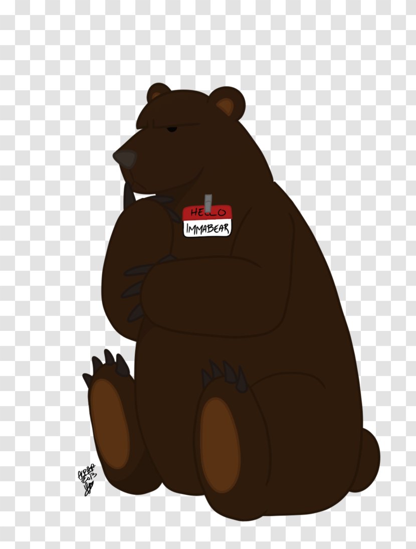 Bear Beaver Snout Animated Cartoon Transparent PNG