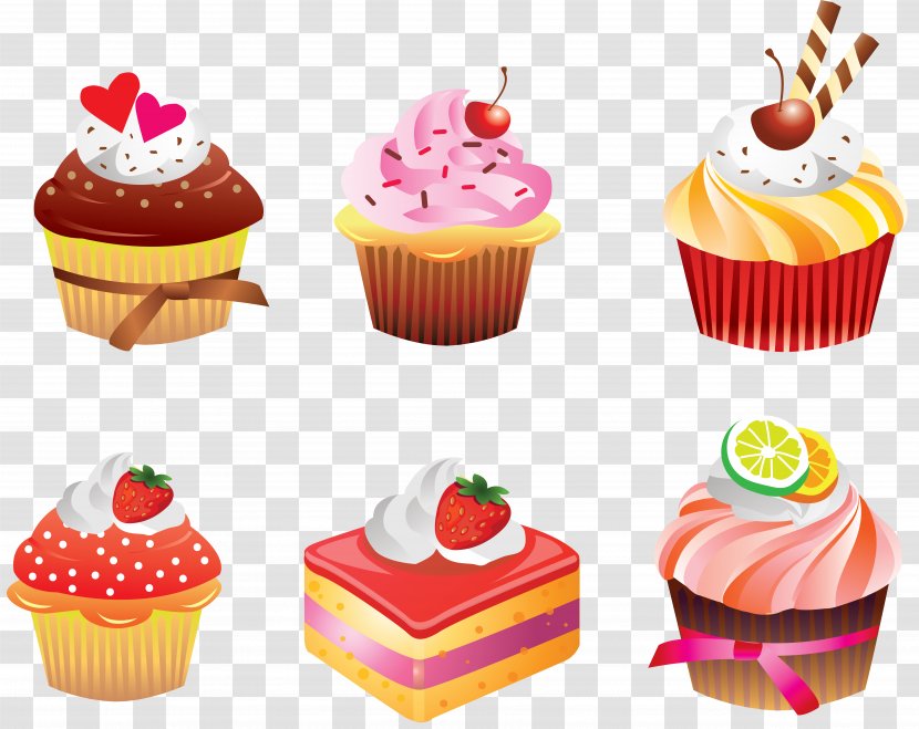 Cupcake American Muffins Frosting & Icing Baking Royal - Cup - Cake Transparent PNG