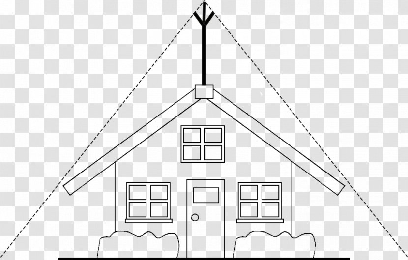 Drawing House Coloring Book Painting Image - Monochrome Transparent PNG