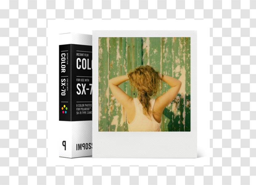 Polaroid SX-70 Photographic Film Paper Instant - Color Motion Picture - Sx70 Transparent PNG
