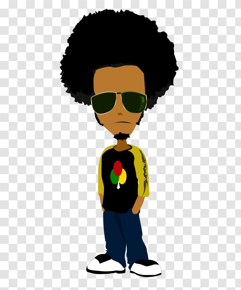 Drawing Afro Clip Art - Child - Man Transparent PNG