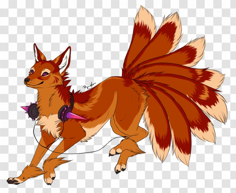 Red Fox Illustration Cartoon Pet Legendary Creature - Maretu Transparent PNG