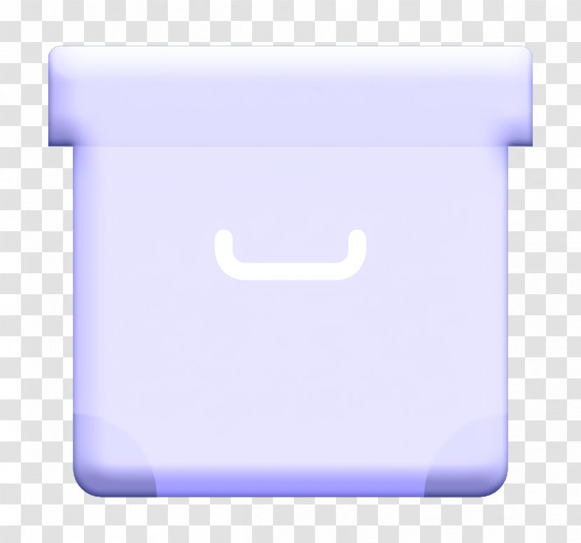 Box Icon Essential Archive - Blue - Material Property Rectangle Transparent PNG