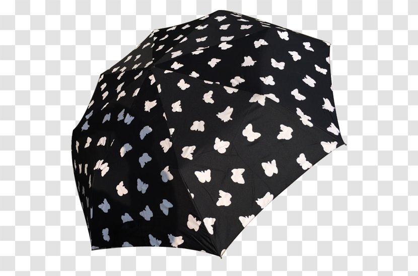 Umbrella Polka Dot Coffee Xiamen Pattern - Black Transparent PNG