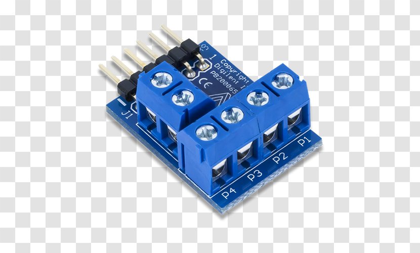 Pmod Interface 12-bit Integrated Circuits & Chips Serial Peripheral - Robot Circuit Board Transparent PNG