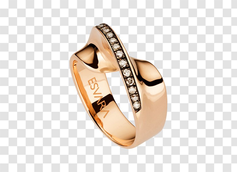 Wedding Ring Brown Diamonds Jewellery - Metal Transparent PNG