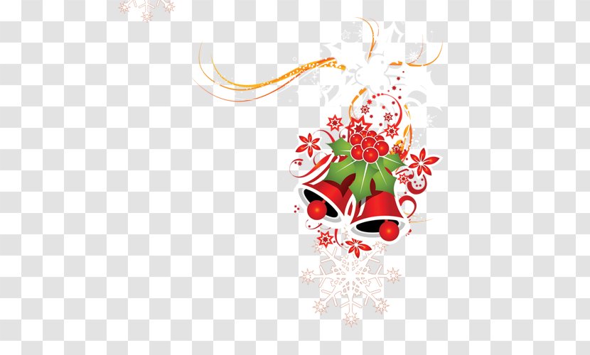 Christmas Jingle Bell Clip Art - Flower Transparent PNG