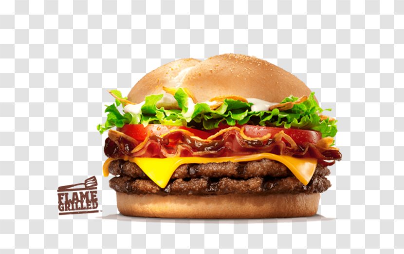 Hamburger Whopper McDonald's Big Mac Cheeseburger Fast Food - Onion Ring - Burger King Transparent PNG