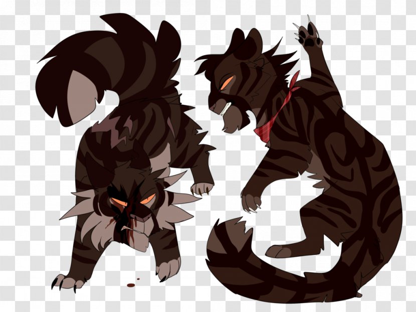 Yellowfang's Secret Fire And Ice Cat Raggedstar - Supernatural Creature Transparent PNG