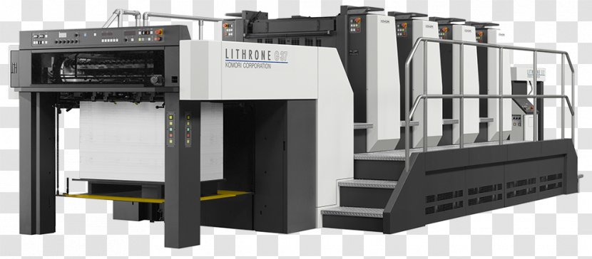 Paper Printing Press Offset Komori - Industry - Machine Transparent PNG