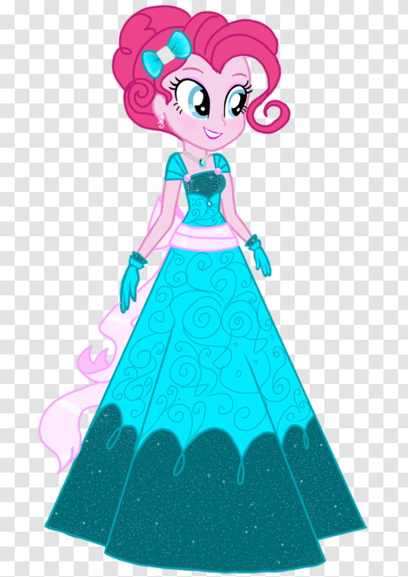 Pinkie Pie Rainbow Dash Rarity Applejack Pony - Mythical Creature - Dress Transparent PNG
