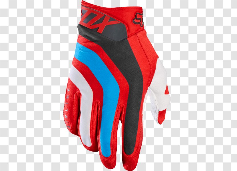 Red Fox Airline Seca Gloves Bicycle Racing - Baseball Equipment - Motocross Transparent PNG