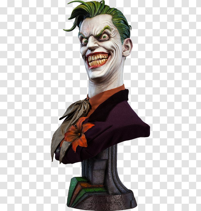 Joker Bust Batman The Dark Knight Harley Quinn - Comics Transparent PNG